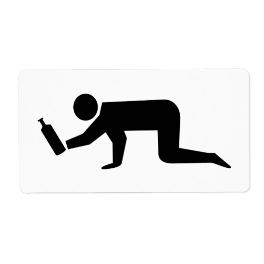 Drunken Mensen Etiket (Voorkant)