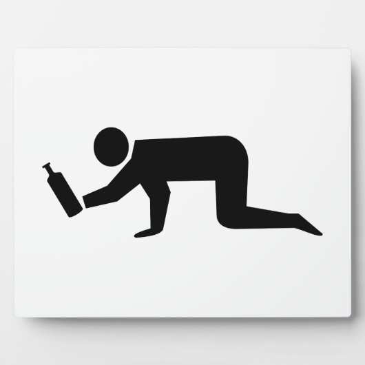 Drunken Mensen Fotoplaat (Voorkant)