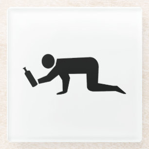 Drunken Mensen Glazen Onderzetter