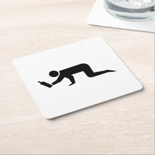 Drunken Mensen Kartonnen Onderzetters