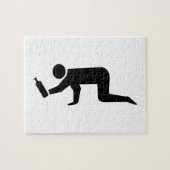 Drunken Mensen Legpuzzel (Horizontaal)