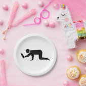 Drunken Mensen Papieren Bordje (Feest)