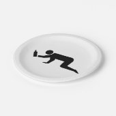 Drunken Mensen Papieren Bordje (Gekanteld)