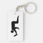 Drunken Mensen Sleutelhanger (achterkant)