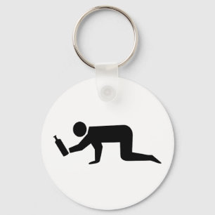 Drunken Mensen Sleutelhanger