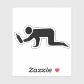 Drunken Mensen Sticker (Vel)