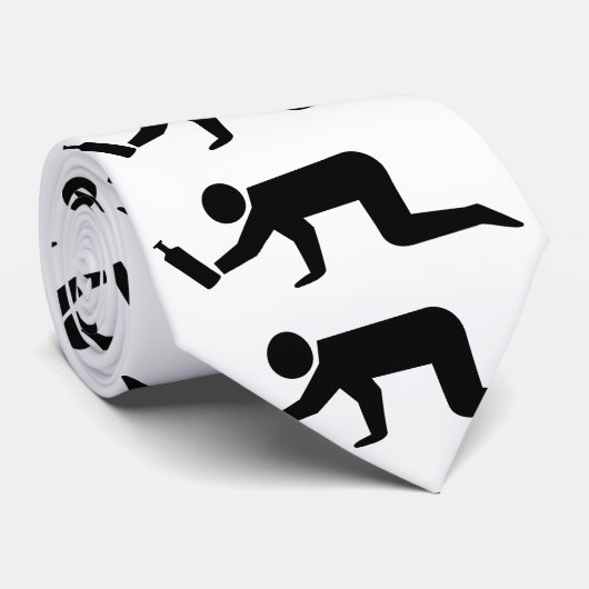 Drunken Mensen Stropdas (Opgerold)