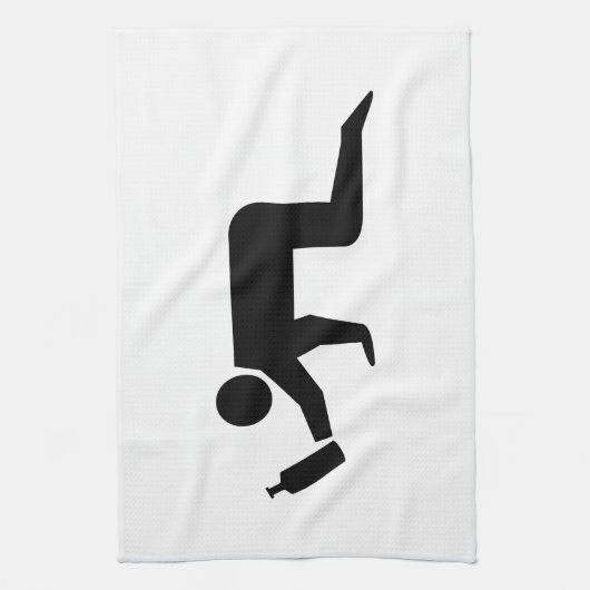 Drunken Mensen Theedoek (Verticaal)