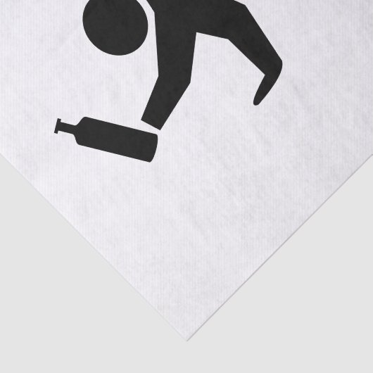 Drunken Mensen Tissuepapier (Detail)