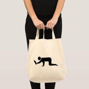 Drunken Mensen Tote Bag