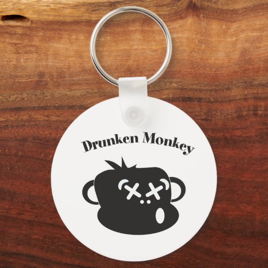 Drunken Monkey Sleutelhanger (Voorkant)