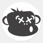 Drunken Monkey Sticker (Voorkant)