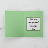 Drunken Moose Cartoon, persoonlijke vaderdag kaart (Binnen)