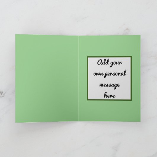 Drunken Moose Cartoon, persoonlijke vaderdag kaart (Binnen)