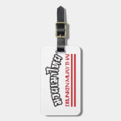 Drunken Muay Thai Bagagelabel (Voorkant verticaal)