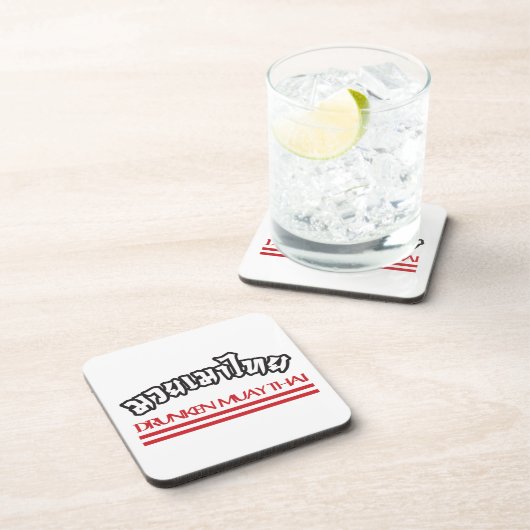 Drunken Muay Thai Drankjes Onderzetter (Rechterzijde)