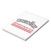 Drunken Muay Thai Notitieblok (Linkerzijde)