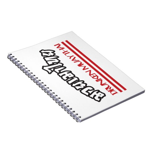 Drunken Muay Thai Notitieboek (Rechterzijde)