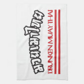 Drunken Muay Thai Theedoek (Verticaal)