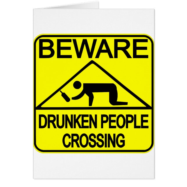 Drunken People Crossing (Voorkant)