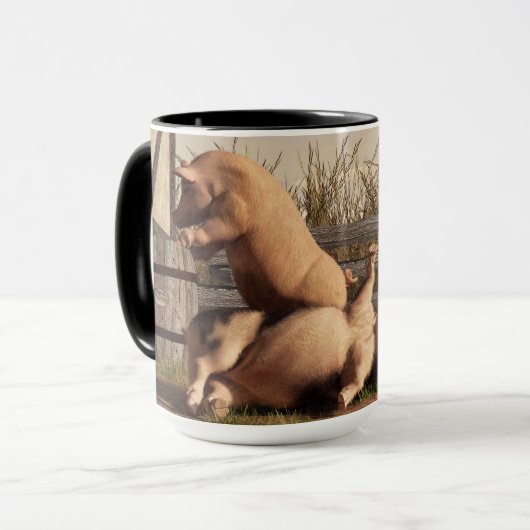 Drunken Pigs Mok (Voorkant links)