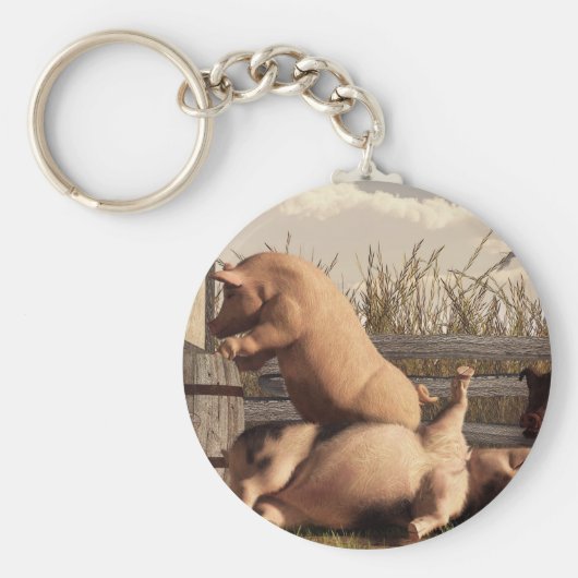 Drunken Pigs Sleutelhanger (Voorkant)
