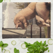 Drunken Pigs Theedoek (Gevouwen)