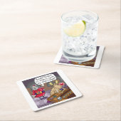 Drunken Rudolph the Red Nosed Reindeer Kartonnen Onderzetters (Insitu)