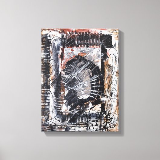 Drunken Self Portrait Wrapped Canvas Afdruk (Voorkant)
