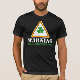 Drunken Shenanigans voor St. Patrick's Day T-shirt