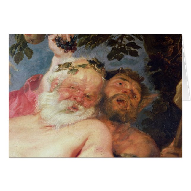 Drunken Silenus Gesteund door Satyrs, c.1620 (Voorkant Horizontaal)