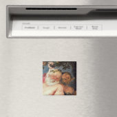 Drunken Silenus Ondersteund door satellieten, c.16 Magneet (Insitu (Vaatwasser))