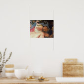 Drunken Silenus Ondersteund door satellieten, c.16 Poster (Keuken)