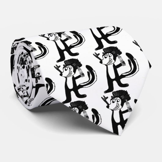 Drunken Skunk Stropdas (Opgerold)