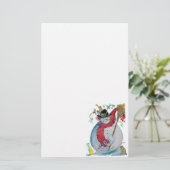 DRUNKEN SNOWMAN BRIEFPAPIER (Staand voorkant)
