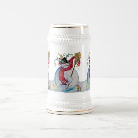 DRUNKEN SNOWMAN - Gepersonaliseerd Bierpul (Center)