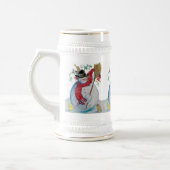 DRUNKEN SNOWMAN - Gepersonaliseerd Bierpul (Links)