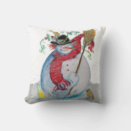 DRUNKEN SNOWMAN KUSSEN