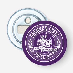 Drunken State Universiteit Button Flesopener