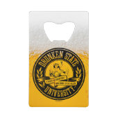 Drunken State Universiteit Creditkaart Flessenopener (Voorkant)