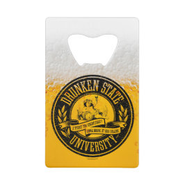 Drunken State Universiteit Creditkaart Flessenopener
