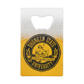Drunken State Universiteit Creditkaart Flessenopener (Achterkant)