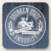 Drunken State Universiteit Drankjes Onderzetter (Voorkant)