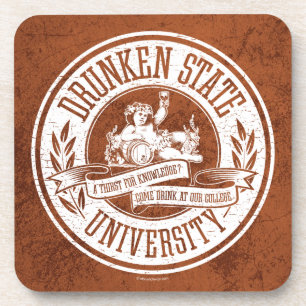 Drunken State Universiteit Drankjes Onderzetter