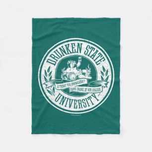 Drunken State Universiteit Fleece Deken