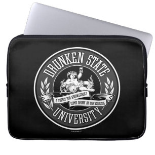 Drunken State Universiteit Laptop Sleeve