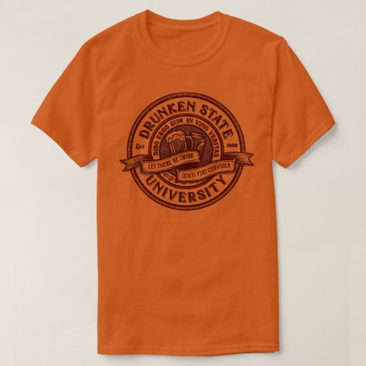 Drunken State Universiteit T-shirt (Design voorkant)