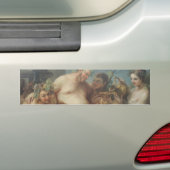 Drunkenness of Silenus (door Carle van Loo) Bumpersticker (Op auto)