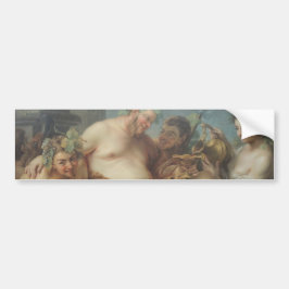 Drunkenness of Silenus (door Carle van Loo) Bumpersticker