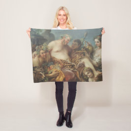 Drunkenness of Silenus (door Carle van Loo) Fleece Deken